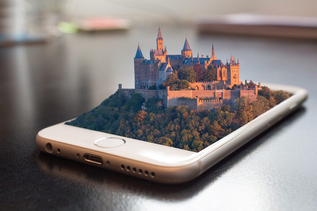 mobile phone, smartphone, hohenzollern castle-1875813.jpg