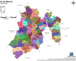 Mapa del Estado de Mexico