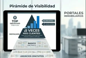 Pirámide de posicionamiento en portales inmobiliarios