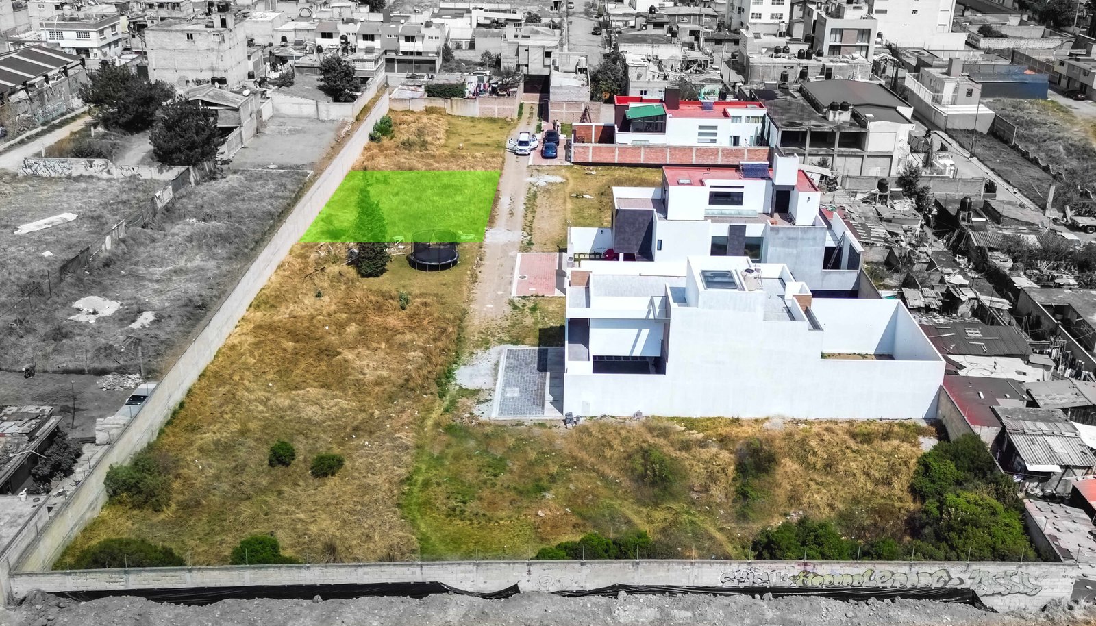 Terrenos de 165 m2 en Metepec 4 Vista Terreno 2